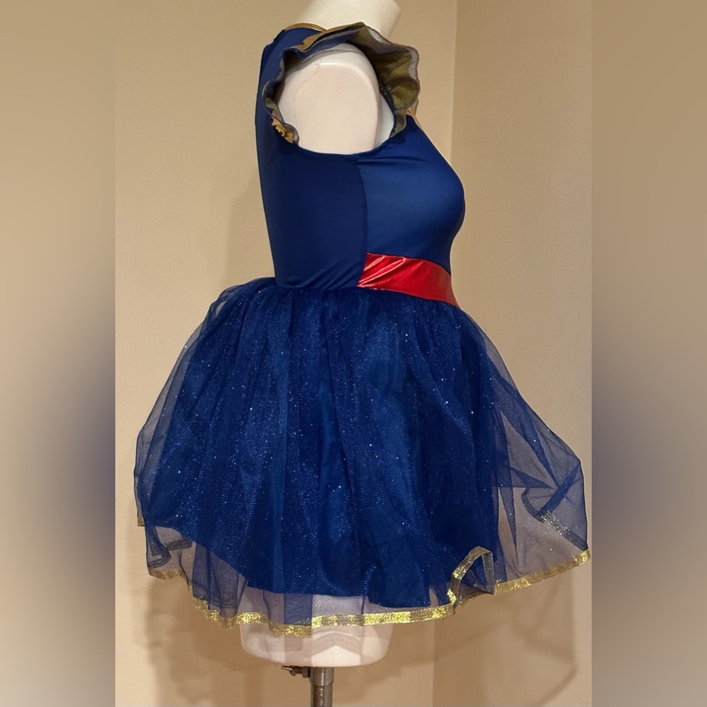 RUBIES 2 Piece set Starry Heroine Costume Blue,Red,Gold Girls Costume Sz M 8-10 - Picture 6 of 11